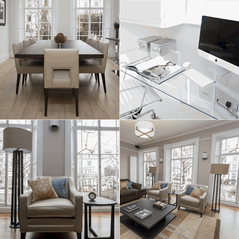 Roselind Wilson Design Holland Park office living room