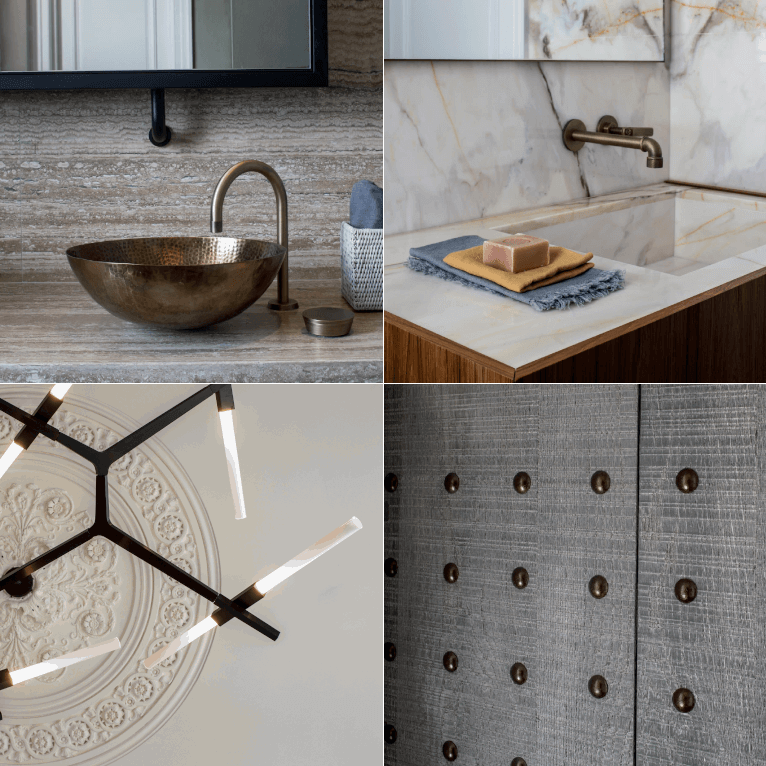 Roselind Wilson Design Belsize Park bathroom detail