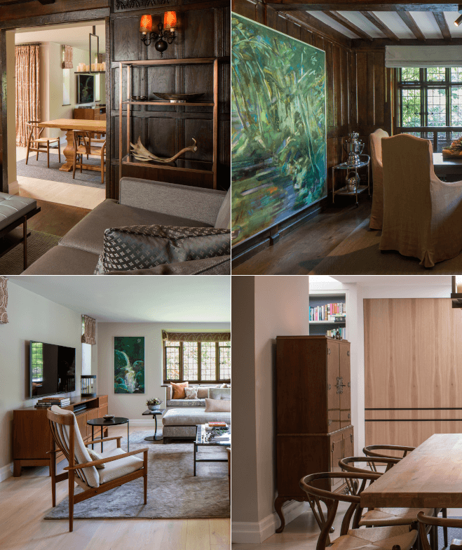 Roselind Wilson Design Richmond sunday room living room dining room