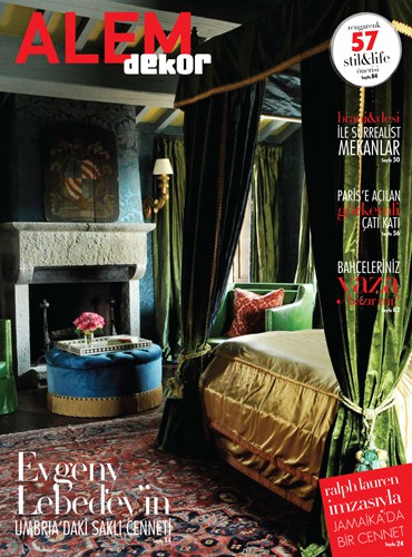 cover of alem dekor turkey august 2014 issue