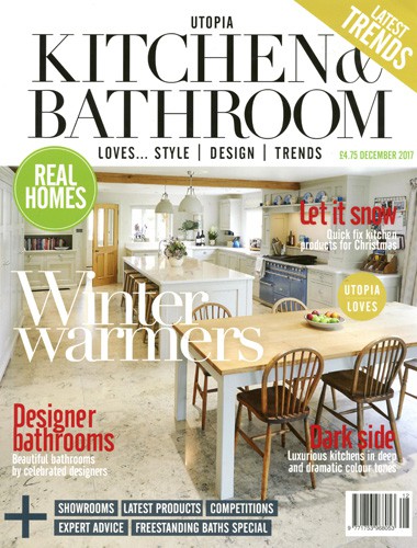 cover of utopia kitchen and bathroom december 2017 issue