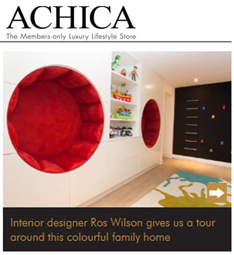 achica living online tour of colourful family home