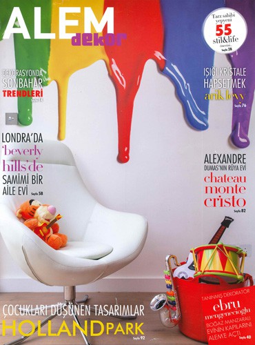 cover of alem dekor turkey magazine september 2013 issue