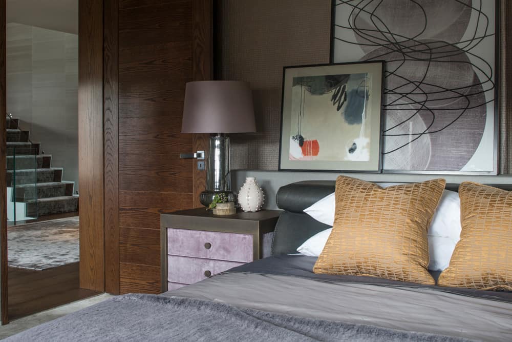 Broad Walk luxurious new build guest bedroom by Roselind Wilson Design
