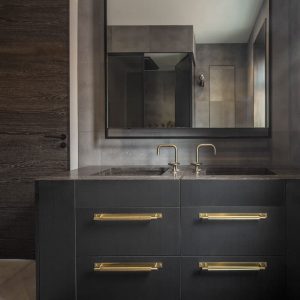 industrial luxe bathroom vanity roselind wilson design