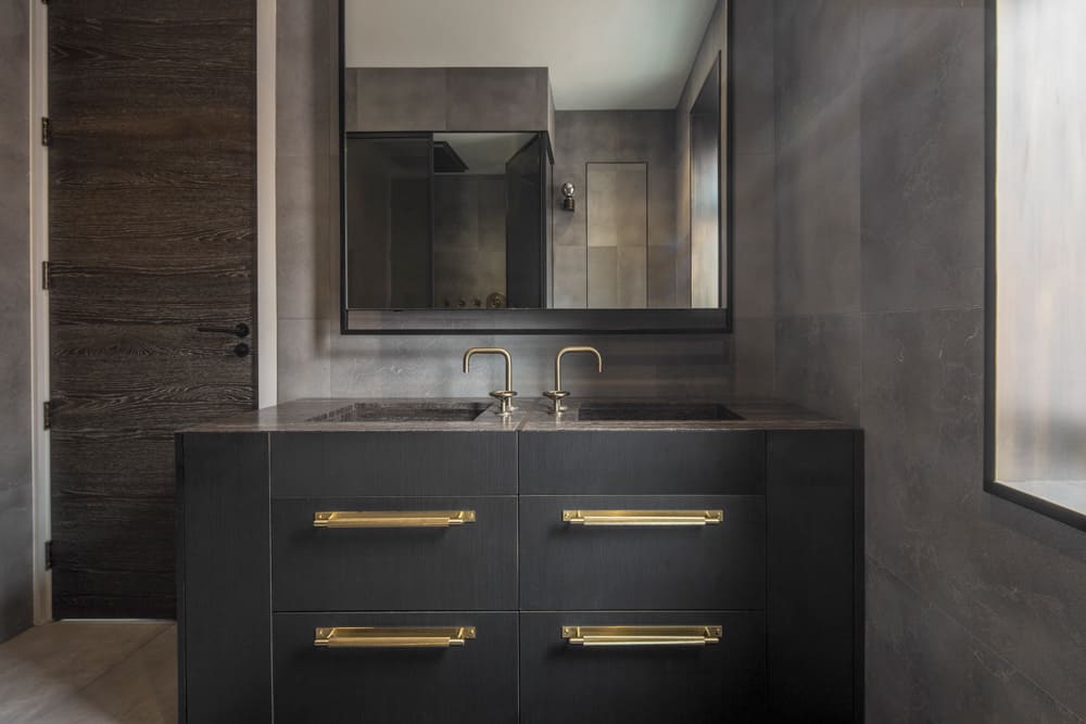 luxury bathroom design contemporary industrial master bathroom roselind wilson design