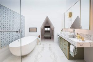 spa bathroom design with alcove by roselind wilson design