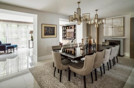 Luxury interior design open plan dining room by roselind wilson design