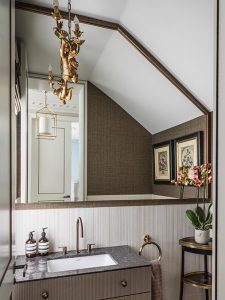 wall-to-wall bespoke bathroom mirror