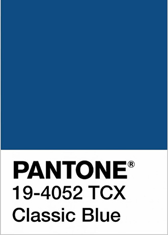 pantone colour of the year 2020 classic blue