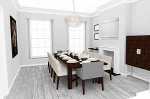 Roselind Wilson Design Holland Park 3D render before