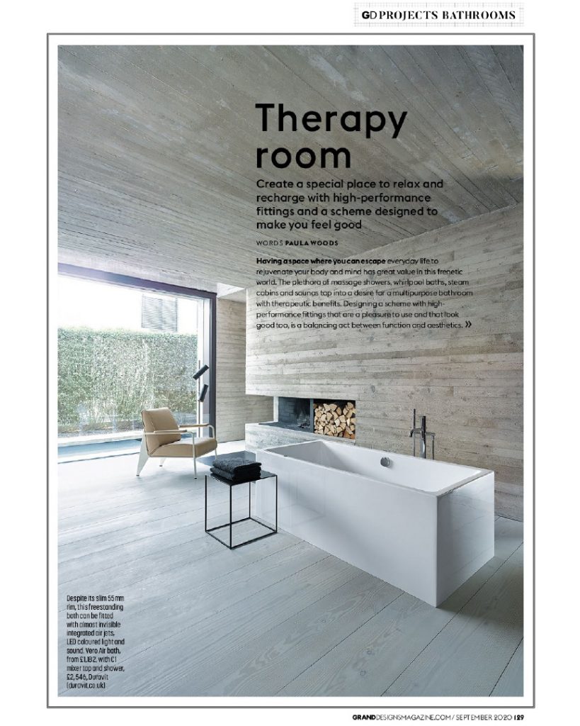 grand designs magazine spa bathrooms editorial feature