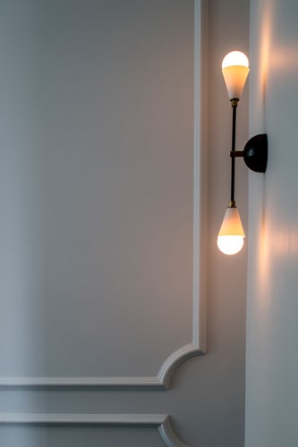 sconce accent lighting used in a belsize park project by roselind wilson design