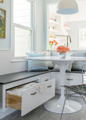 Breakfast Nook with storage