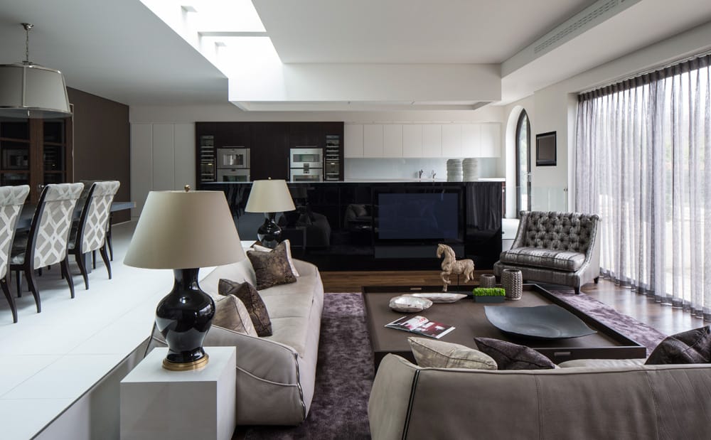 make the most of open plan living