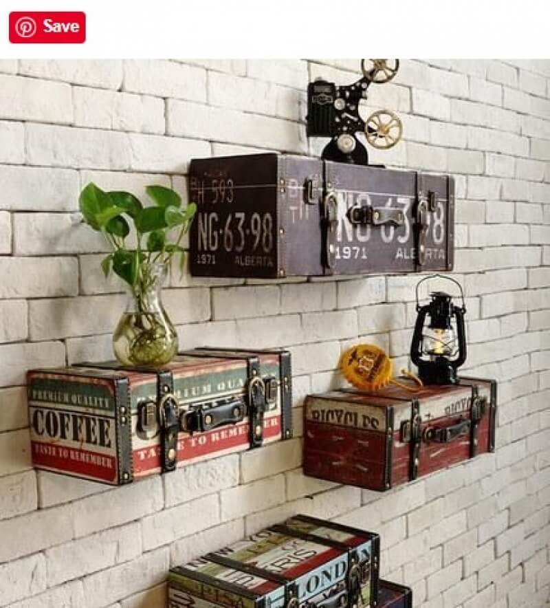 vintage shelves